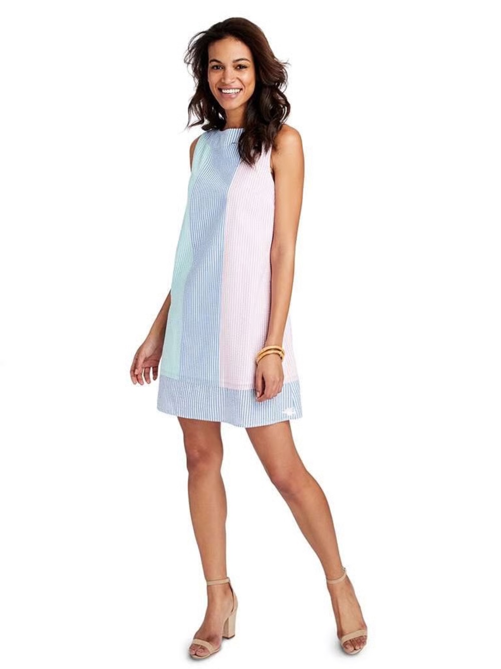 Vineyard Vines Kentucky Derby Seersucker Dress, Size 8